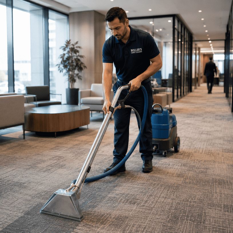 Boller's commercial carpet cleaning services