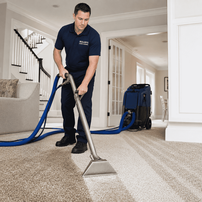 Boller's professional deep carpet cleaning