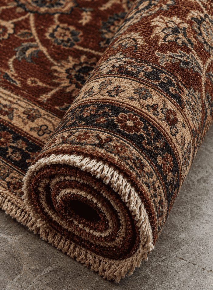 Hand-spun wool rug cleaning