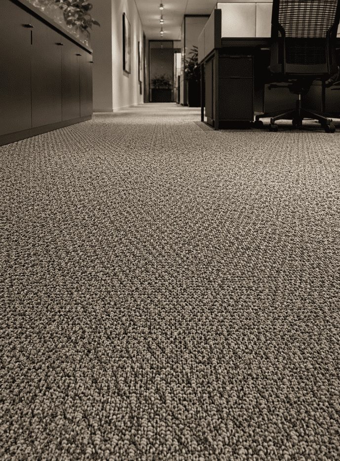 Loop pile commercial carpet cleaning