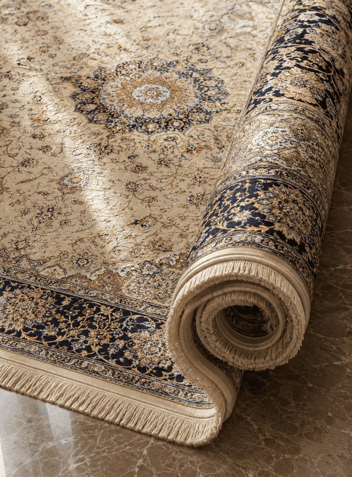 Delicate silk rug cleaning