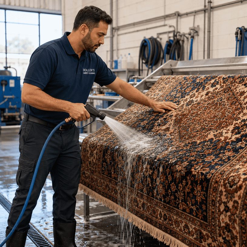 Boller's professional rug cleaning services