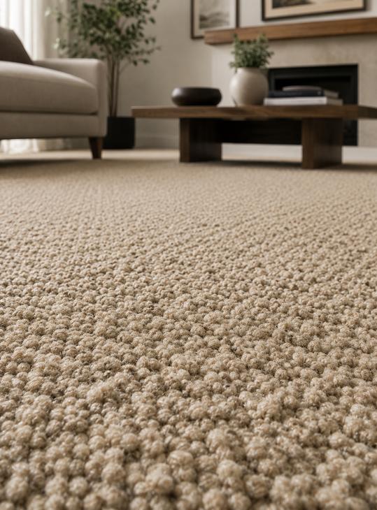 Gentle wool carpet deep cleaning