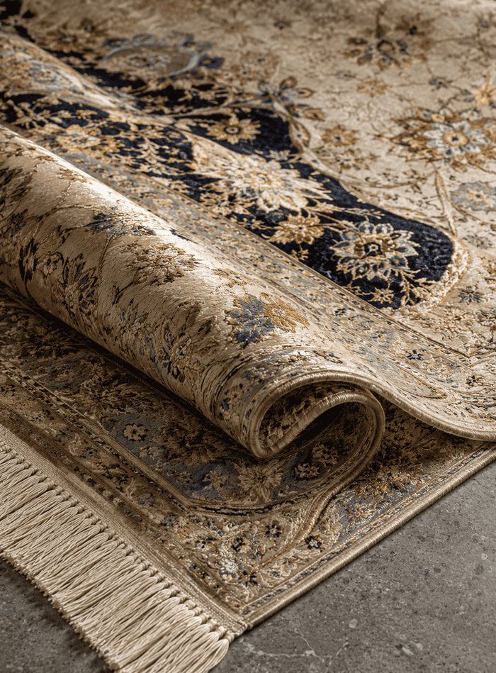 Wool and silk blend rug cleaning