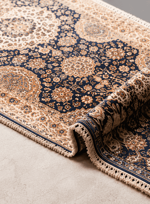Gentle silk Persian rug clean